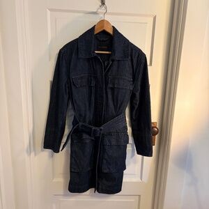 Banana Republic Denim Jacket with Chunky Belt Small